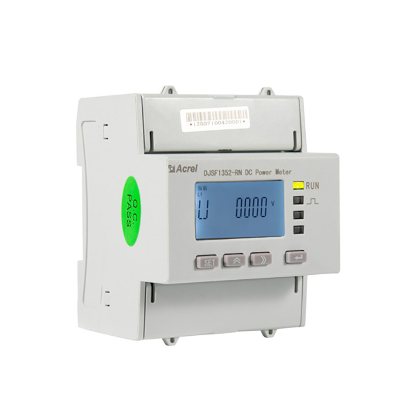 MID Certificate DJSF1352-RN DIN Rail DC Energy Meter For EV Charging Pile