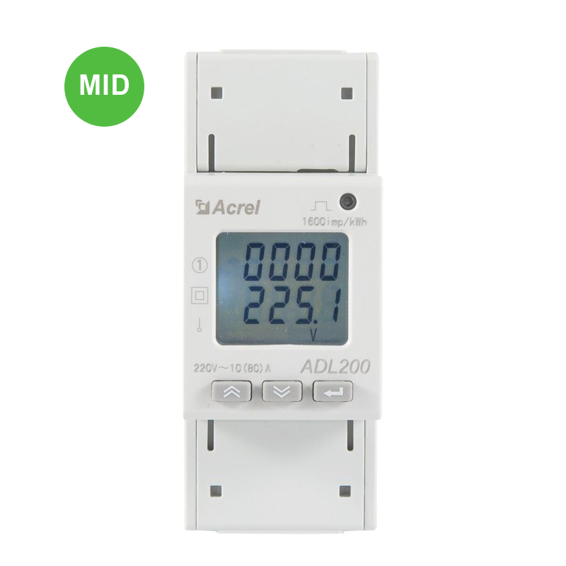 Acrel ADL200 Single Phase Din Rail Power Meter With MID Certificate